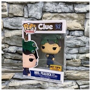 Clue Retro Toys 52 Hot Topic Mrs Peacock Funko Pop Vinyl Collector Figure Doll